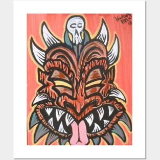 evil tiki Posters and Art